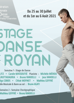 Stage de ClassiqueBarre à TerreModern’jazzComédie musicaleDanse Contemporaine à Royan en mai 2024