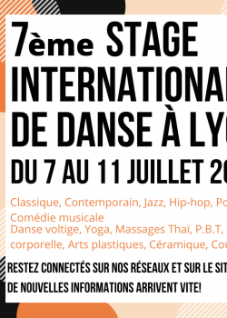 Stage de ClassiqueDanse JazzHip-hopComédie musicaleDanse Contemporaine à Saint-Didier-au-Mont-d'Or en mai 2024