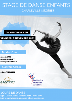 Stage de Danse JazzDanse ContemporaineModern’jazz à Charleville-Mézières en mai 2024