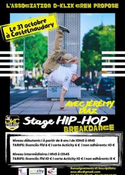 Stage de Break danceHip-hop à Castelnaudary en mai 2024