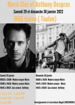 Stage de Modern’jazzDanse Jazz à Toulon en mai 2024
