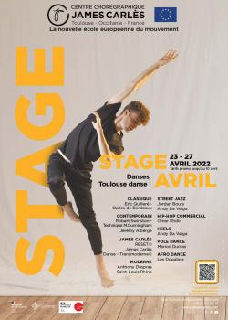 Stage de Danse ContemporaineClassiqueHip-hopModern’jazzHeels danceStreet JazzModernPole danceAfro Dance à Toulouse en avril 2024