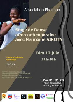 Stage de Danse AfricaineAfro Dance à Lavaur en mai 2024
