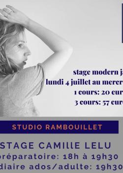 Stage de Modern’jazz à Rambouillet en juin 2022