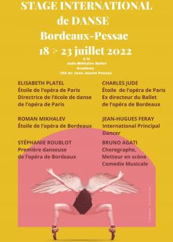 Stage de ClassiqueComédie musicaleBarre à Terre à Pessac en juin 2022