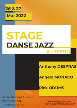 Stage de Danse Jazz à Pantin en mai 2022
