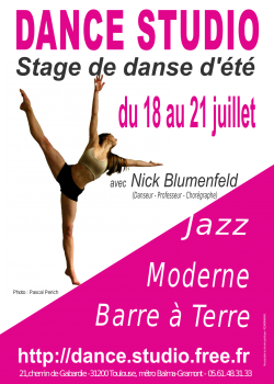 Stage de Danse ContemporaineBarre à TerreDanse Jazz à Toulouse en mai 2024