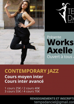 Stage de ContemporaryDanse Jazz à Ciboure en juin 2022