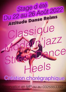 Stage de ClassiqueContemporaryHeels dance à Reims en août 2022