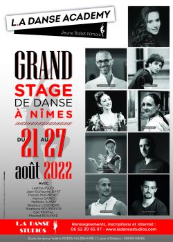 Stage de ClassiqueDanse ContemporaineBarre à TerreDanse Jazz à Nîmes en août 2022