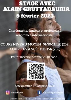 Stage de Danse Jazz à Chantonnay en janvier 2023