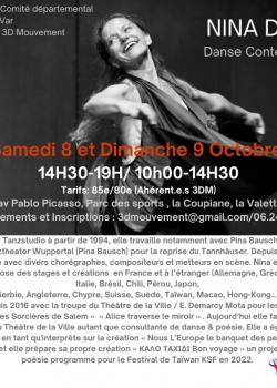 Stage de Danse Contemporaine à La Valette-du-Var en mai 2024