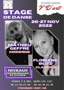 Stage de Danse ContemporaineClassique à Saint-Lys en avril 2024