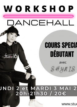 Stage de Dancehall  Regga à Paris en avril 2024