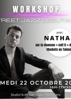 Stage de Street Jazz à Paris en avril 2024