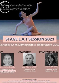 Stage de EATDanse JazzDanse Contemporaine à L'Isle-sur-la-Sorgue en novembre 2022