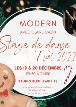 Stage de Danse ContemporaineModernModern’jazz à Paris en novembre 2022