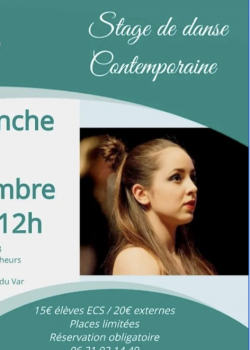 Stage de Danse Contemporaine à Saint-Laurent-du-Var en novembre 2022