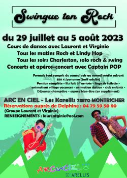 Stage de RockLindy HopCharlestonJazz Roots à Montricher-Albanne en mai 2023