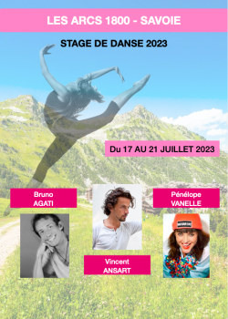 Stage de Modern’jazzDanse JazzComédie musicaleNew StyleBarre à Terre à Bourg-Saint-Maurice en septembre 2023
