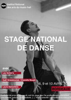 Stage de Hip-hopDanse ContemporaineDanse Jazz à Mérignac en mars 2023