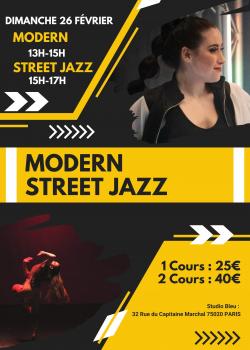 Stage de Street JazzModern’jazz à Pantin en avril 2024