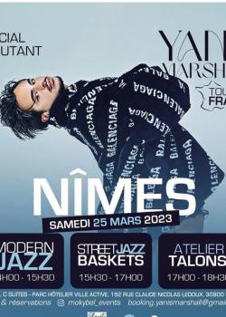 Stage de Modern’jazzHeels danceStreet Jazz à Nîmes en mai 2024