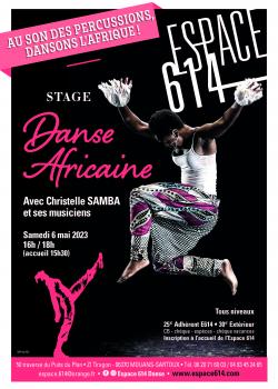Stage de Danse Africaine à Mouans-Sartoux en mai 2024