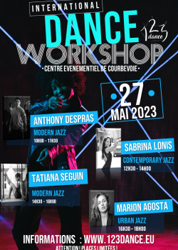 Stage de ModernContemporaryModern’jazzUrban JazzStreet JazzDanse Jazz à Courbevoie en avril 2024