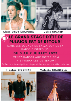 Stage de Modern’jazzDanse ContemporaineClassique à Istres en mai 2023