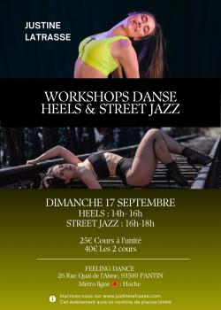 Stage de Heels danceStreet Jazz à Pantin en mai 2024
