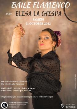 Stage de Flamenco à Bayonne en septembre 2023