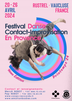 Stage de Danse Contact à Montbrun-les-Bains en avril 2024