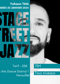 Stage de Street Jazz à Fenouillet en mai 2024
