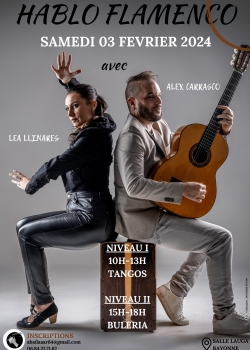 Stage de Flamenco à Bayonne en mai 2024