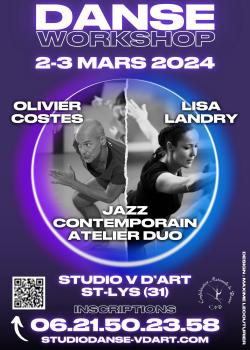 Stage de Modern’jazzDanse Contemporaine à Saint-Lys en février 2024