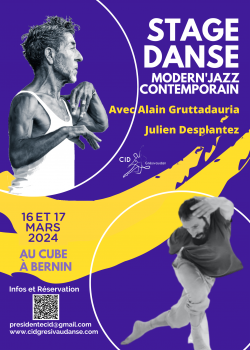 Stage de Danse ContemporaineDanse Jazz à Bernin en février 2024