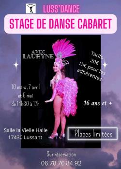 Stage de Cabaret à Lussant en février 2024