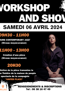 Stage de ContemporaryModern’jazz à Millau en mai 2024