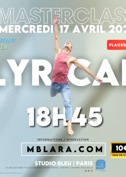 Stage de LyricalDanse JazzDanse ContemporaineContemporary à Paris en mai 2024
