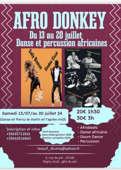 Stage de Danse Africaine à Rigny-Ussé en avril 2024