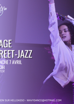 Stage de Street Jazz à Poitiers en mars 2024