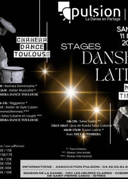 Stage de Danses Latines à Istres en mai 2024