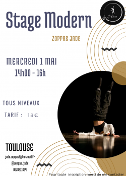Stage de Modern à Toulouse en avril 2024