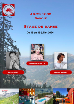 Stage de Modern’jazzDanse JazzBarre à Terre à Bourg-Saint-Maurice en mai 2024