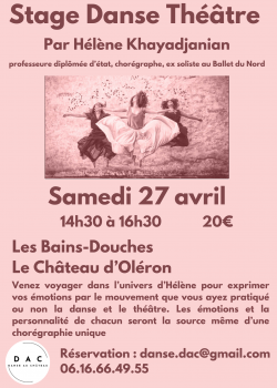 Stage de Expression corporelle à Le Château-d'Oléron en mai 2024