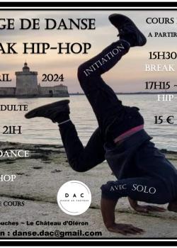 Stage de Hip-hopBreak dance à Le Château-d'Oléron en avril 2024
