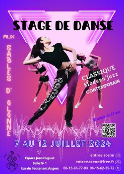 Stage de ClassiqueDanse ContemporaineDanse Jazz à Les Sables-d'Olonne en avril 2024