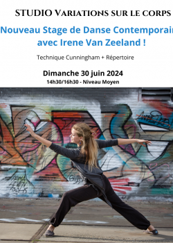 Stage de Contemporary à Paris en mai 2024