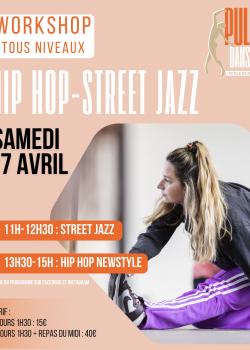 Stage de Hip-hopDanses UrbainesCommercial Girly à Lagord en avril 2024